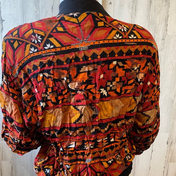 Vintage Print Bomber Jacket - Picture 6 of 6